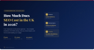 seo cost uk 2026